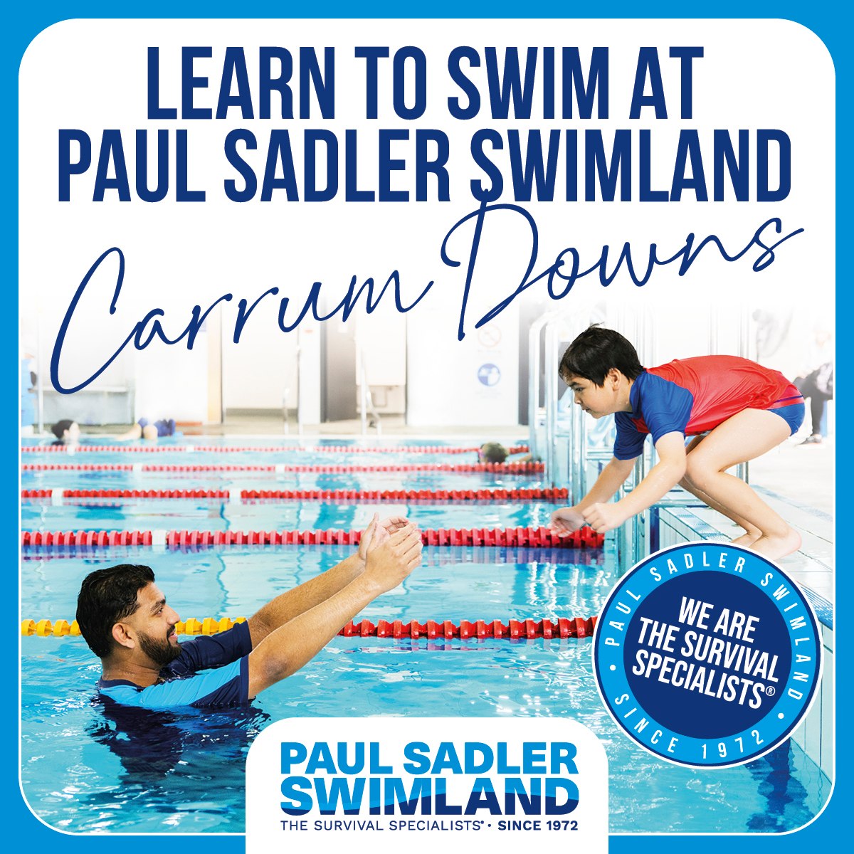 Learn to Swim Carrum Downs

From first splashes to confident laps, Paul Sadler Swimland Carrum Downs offers structured swimming programs for every age and stage; from 4 months through to adults. Taught by highly trained teachers who care about real progress. 

Book your spot today at https://www.paulsadlerswimland.com/
