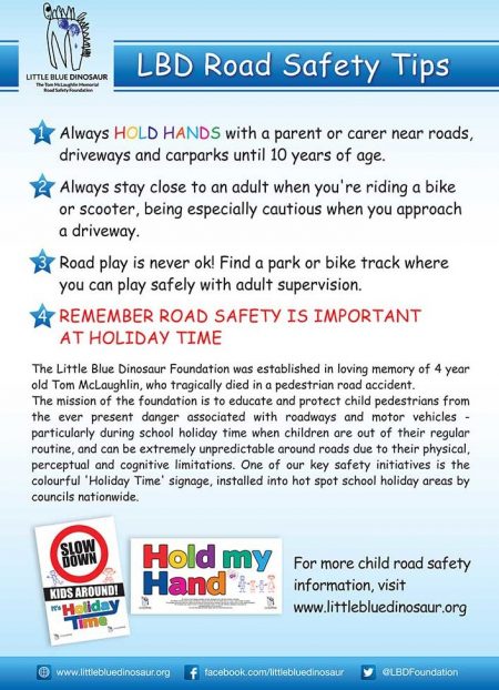 LBD Road Safety Tips - Peninsula Kids