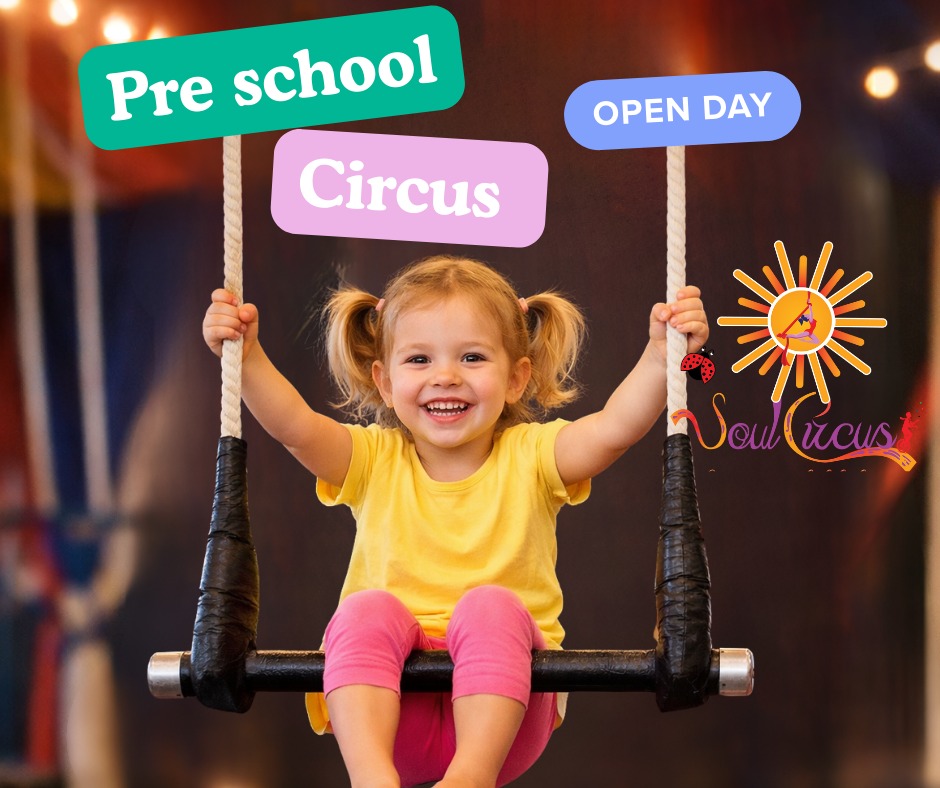 FREE KINDER GYM OPEN DAY
February 14
Soul Circus
Ages 3-5

A playful introduction to circus, where movement meets creativity. Children aged 3-5
will explore balance, coordination and artistic expression through age-appropriate
circus activities in a calm, supportive environment.

Climb, swing spin at @soulcircusaerial 

https://soulcircus.info/