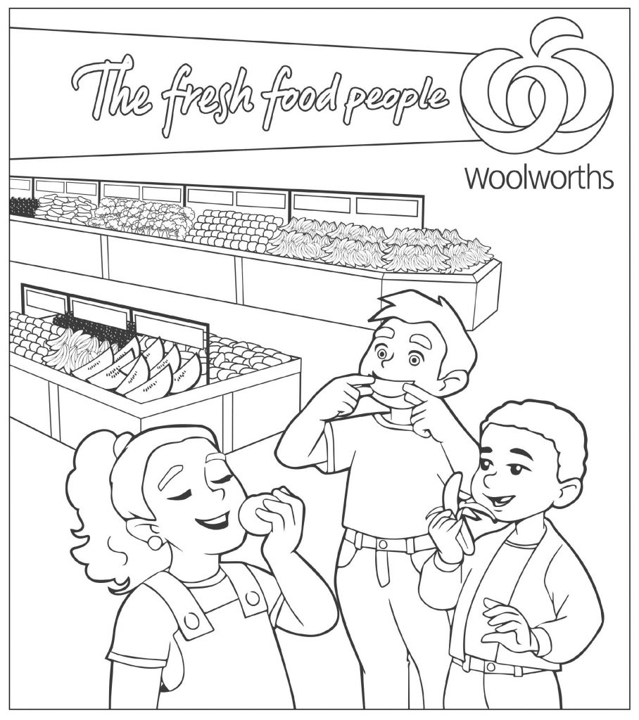 Woolies Coloring Pad