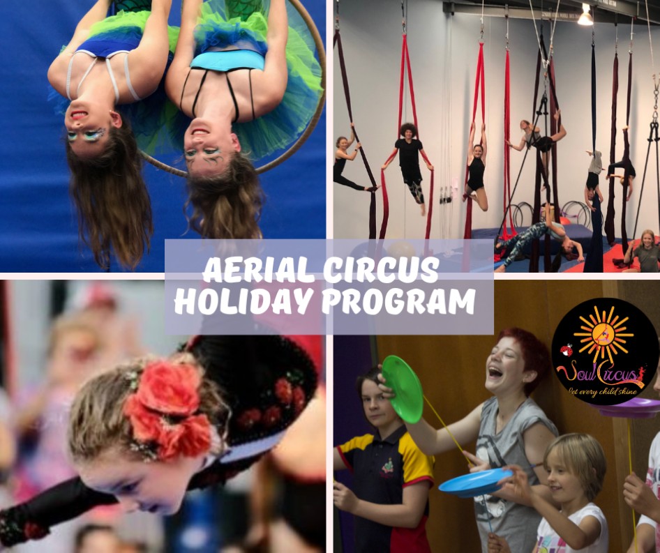 The Summer Circus Energy – January 2026
Get ready — January at  @soulcircusaerial is where the energy explodes! The moment the
doors swing open, the silks ripple, the trapeze starts to sway, and the whole club comes alive like it’s cheering, Let’s go!

Kids can jump into a full-day adventure, flying through aerial skills, flipping, climbing and balancing before recharging with a burst of arts and crafts in the middle of the day.

Or they can choose a morning or afternoon session packed with high-energy fun.
From the first warm-up laugh to the last swing on the trapeze, confidence grows fast. New skills click, friendships spark, and the whole place buzzes with achievement and excitement.

And when the holidays wrap up, the momentum doesn’t stop — our after-school aerial classes keep kids growing stronger, braver and more unstoppable all year round.

https://soulcircus.info/