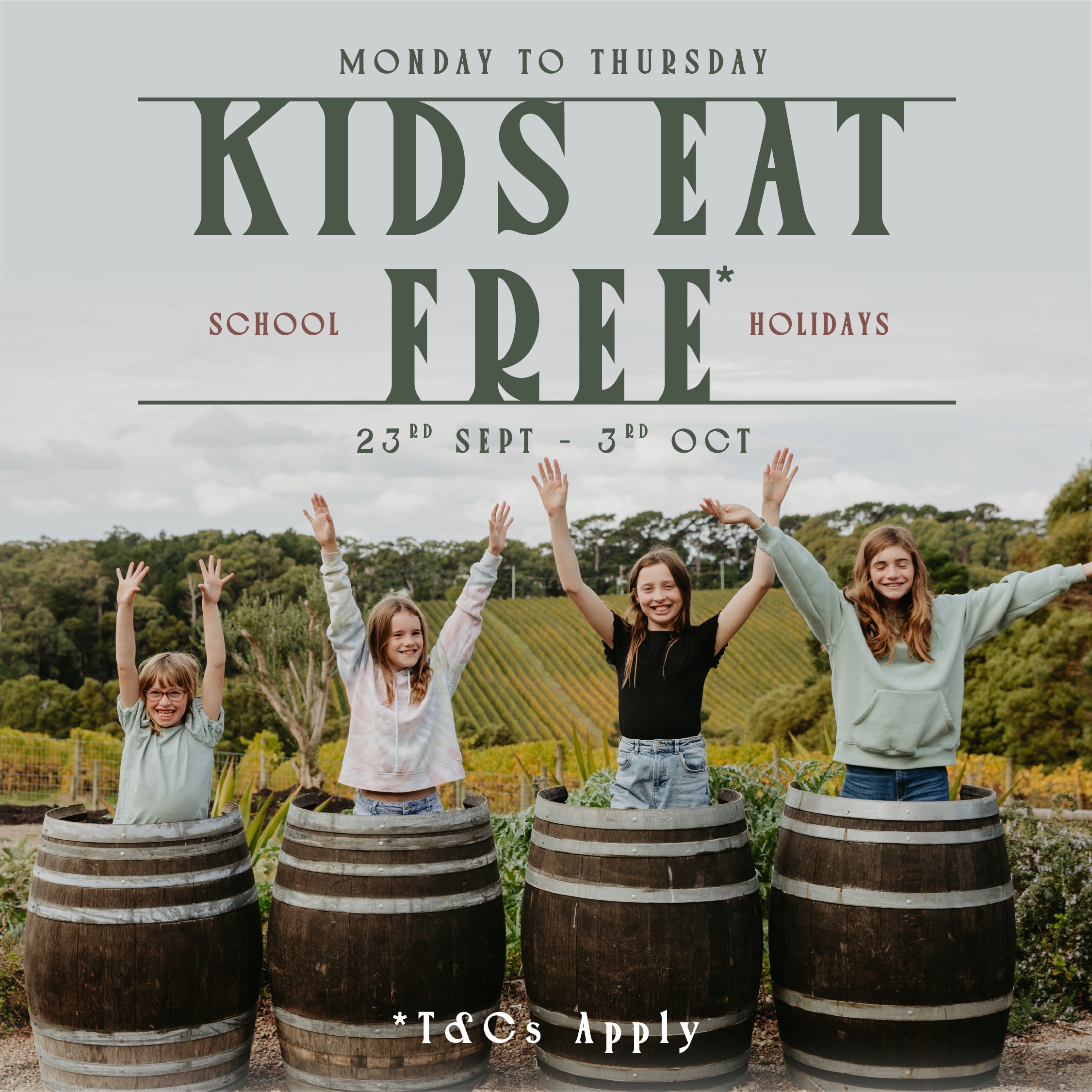 Kids Eat Free at T’Gallant