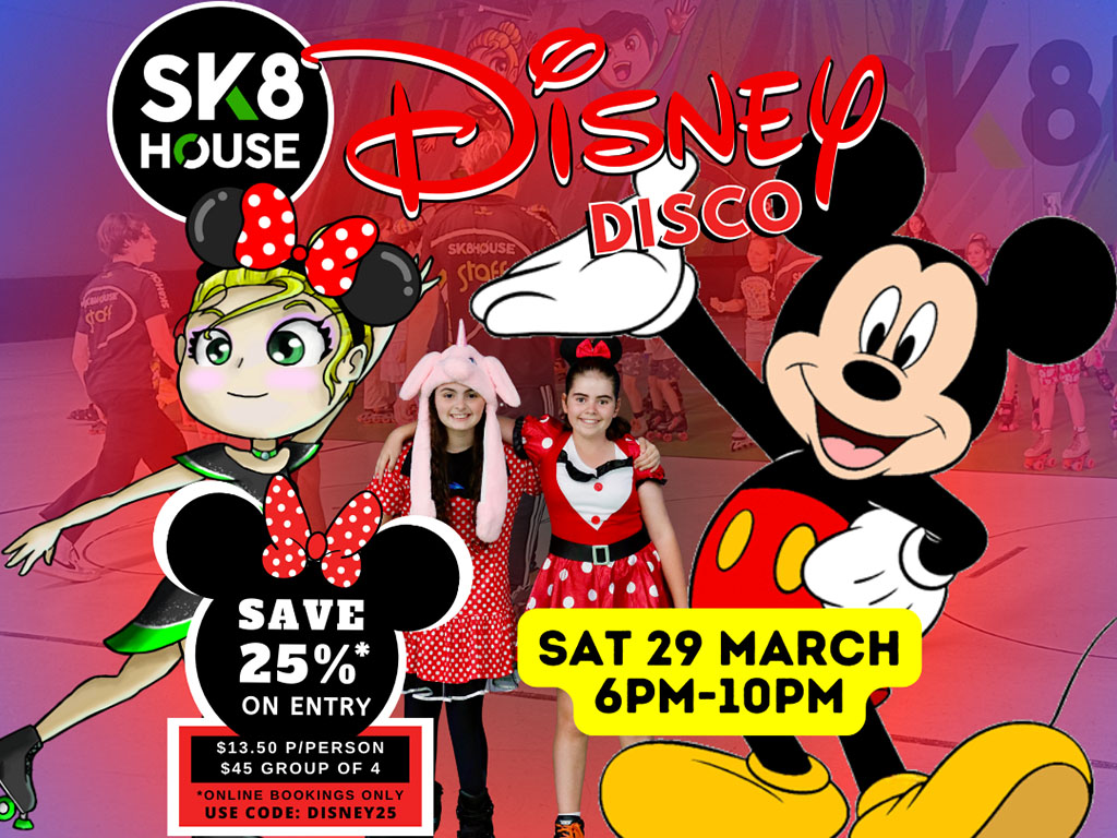 Sk8house Disney Disco