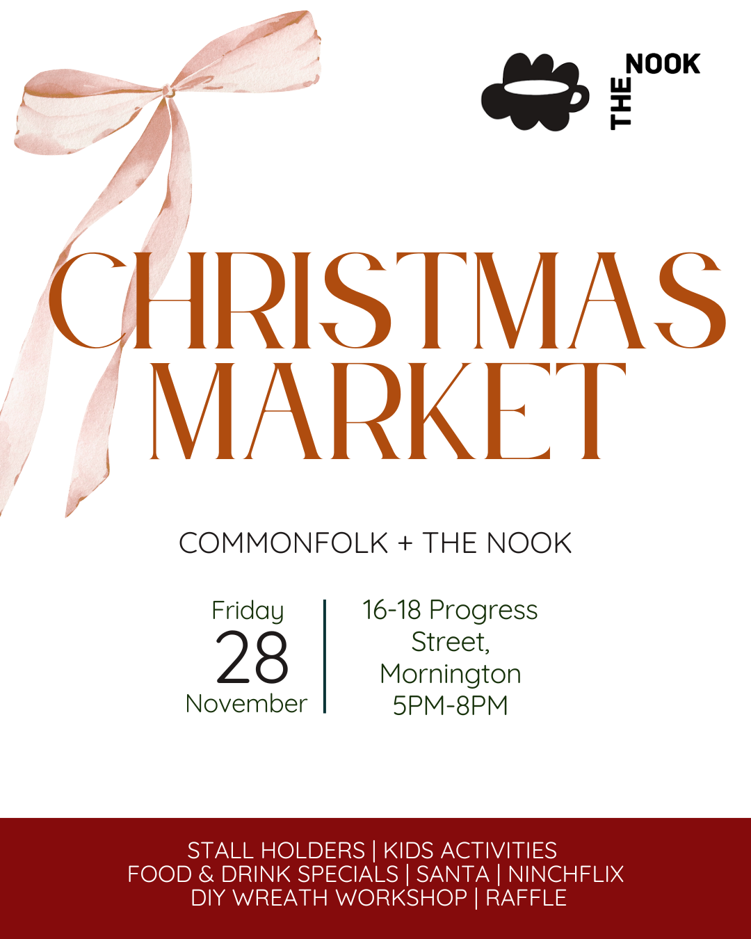 THE NOOK + Commonfolk Coffee Christmas Market