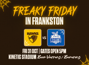 AFLW - Freaky Friday in Frankston - Hawthon v North Melbourne