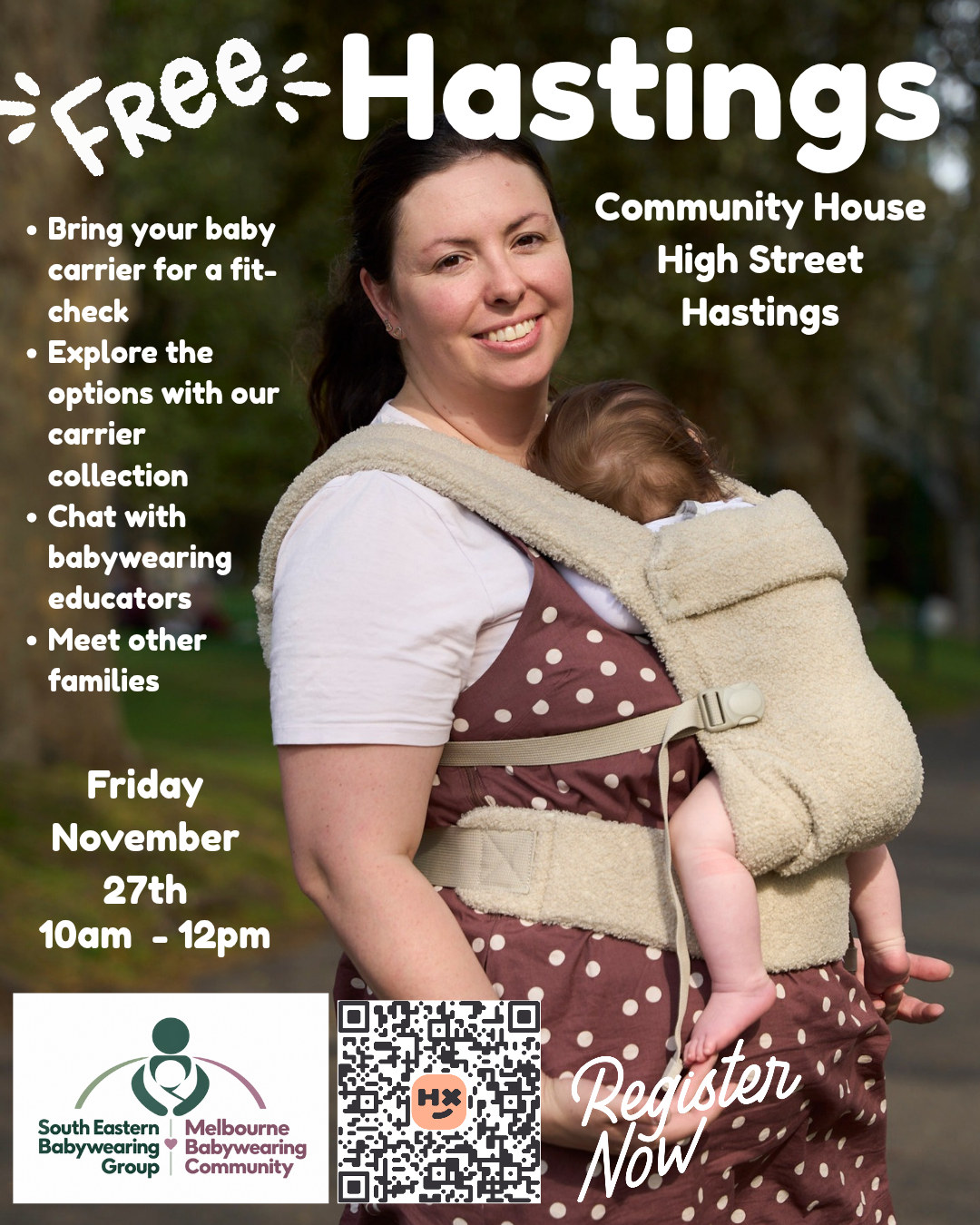 Babywearing Drop-in Hastings